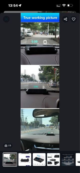 Hud display c500 obd2 , проекция на лобовой продаю Б/У