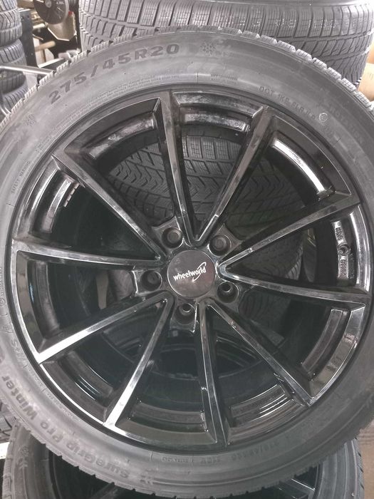 Jante Porsche Cayenne Q7 Touareg Anvelope noi mixte Pirelli 275 45 20