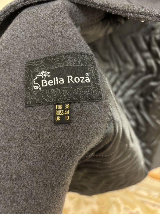 Женское серое пальто