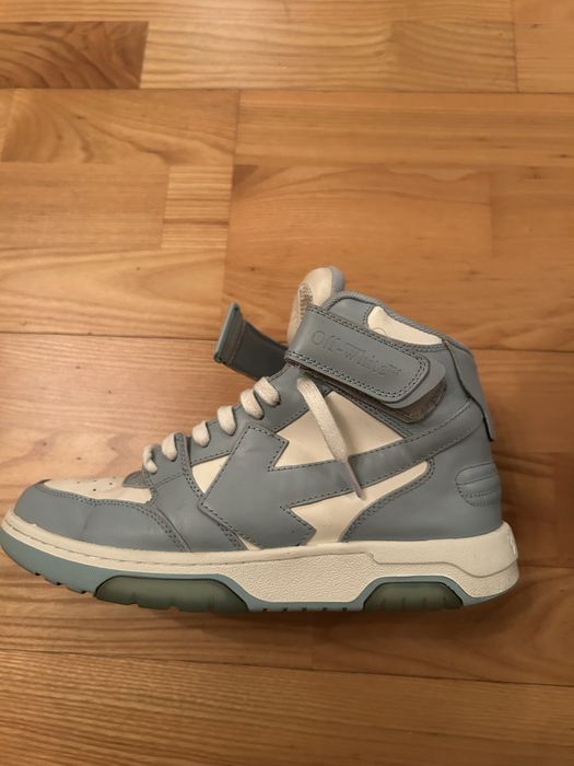 Off White OOO Out Off Office Blue High Albastri
