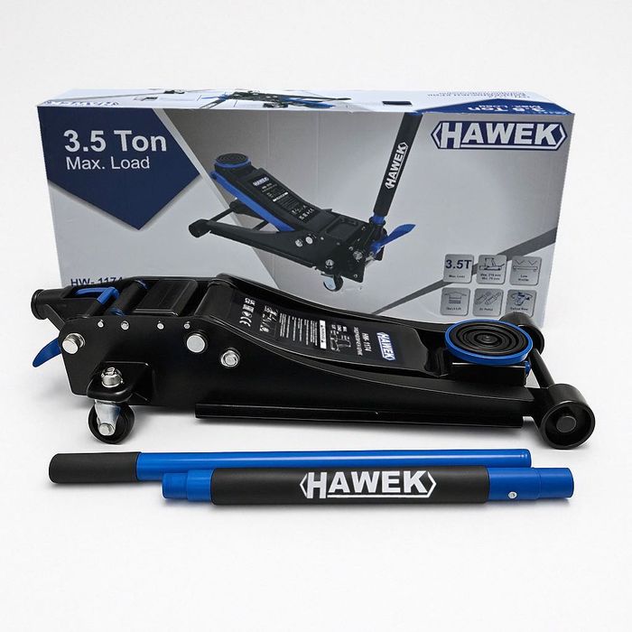 Профи Нископрофилен крик крокодил  3,5 тона с педал  75 - 510 ММ HAWEK