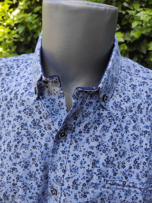 Мъжки ризи Slim fit (вталени) НОВИ - къс ръкав