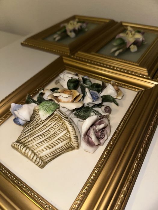 Картины цветочные объемные