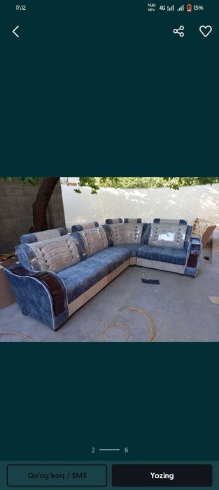 Yumshoq mebellar Ugaloglar.