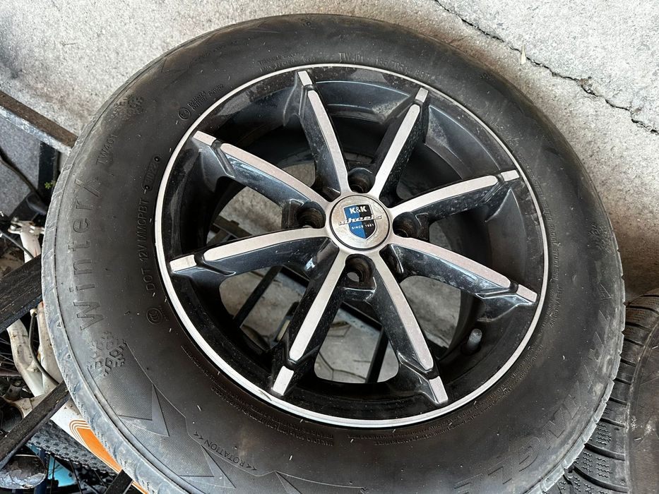 Диски R14 с зимними шинами