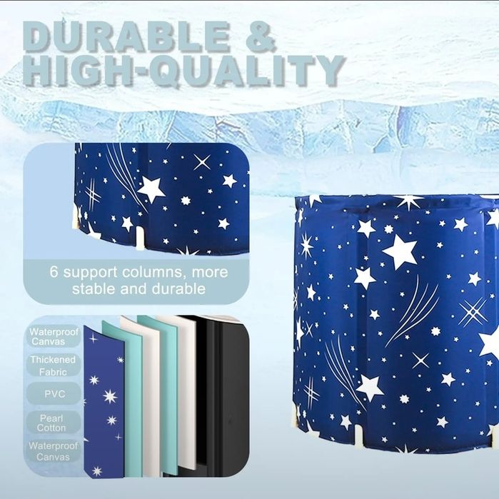 Складная ванна, 65х65, ледяная ванна.