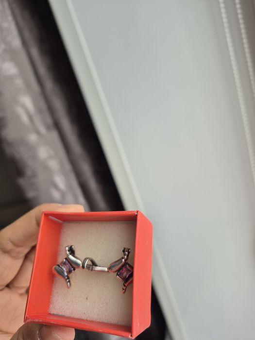 Серебро серьги и кулон