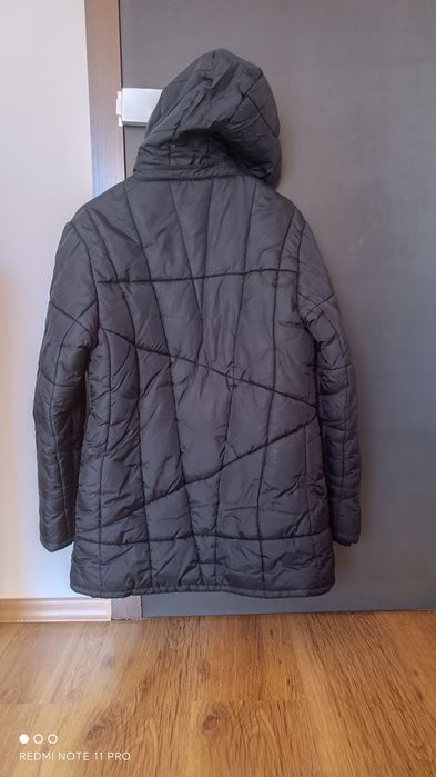 Дамско зимно дебело яке с качулка NATURE