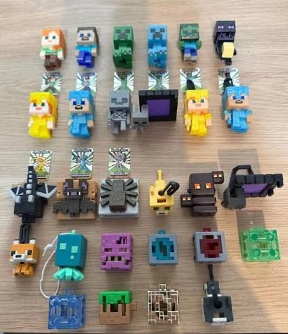 Вся коллекция kinder joy Minecraft