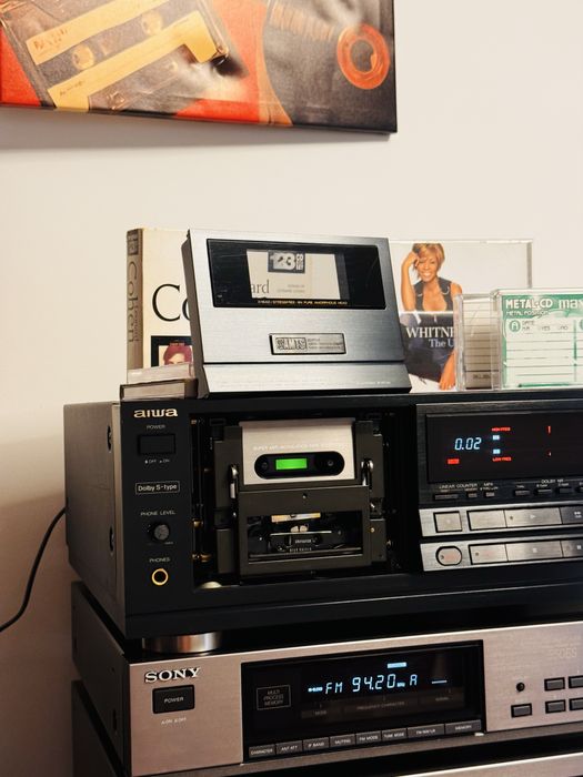 Deck colecție AIWA XK-S7000E,audio/digital,dolby B/C/S, 3Head,11.8 Kg