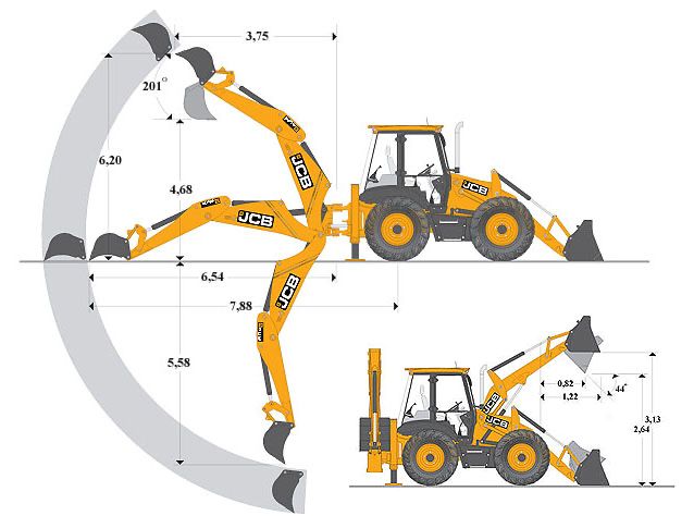 Работа экскаватора погрузчика jcb. Трактор экскаватор JCB 4cx управление. Фронтальный погрузчик JCB 3сх. Глубина копания JCB 3cx. Стрела экскаватора JCB 3cx.