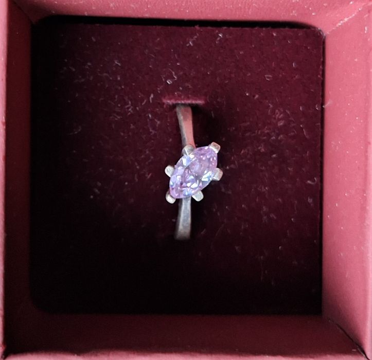 Inel din argint cu ametist