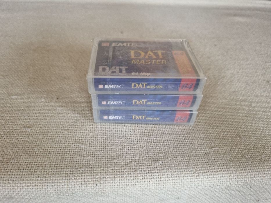 Pachet 3 buc Casete Audio DAT Emtec (Basf). Noi sigilate.