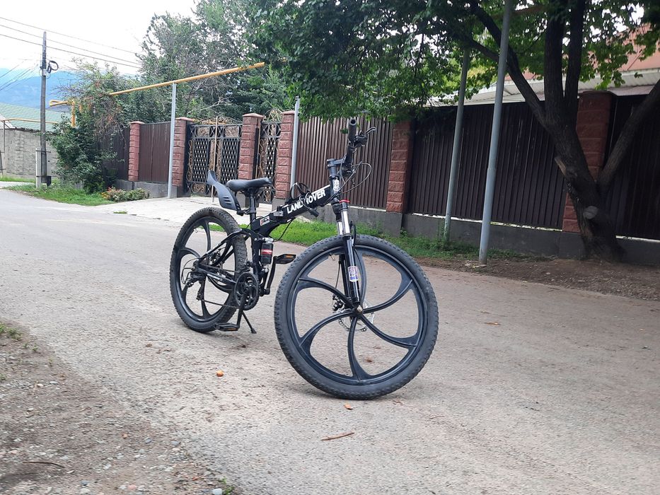 Прадам чёрный велосипед LAND ROVER