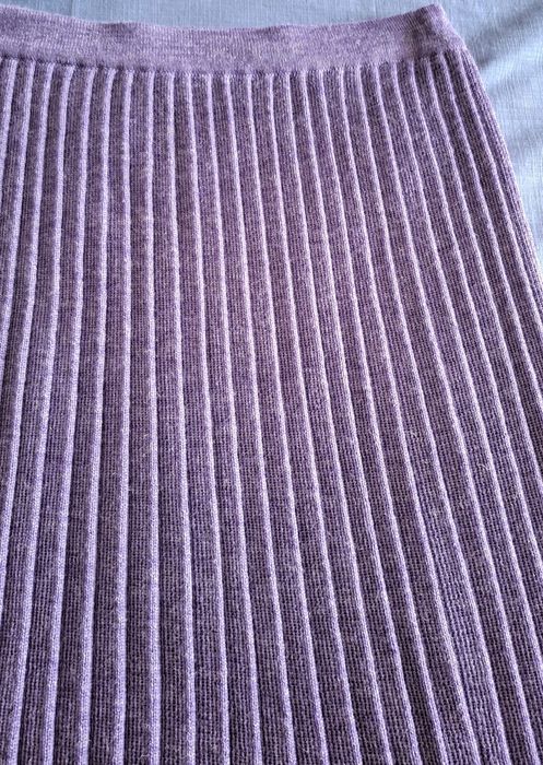 Fusta plisata din lana merinos