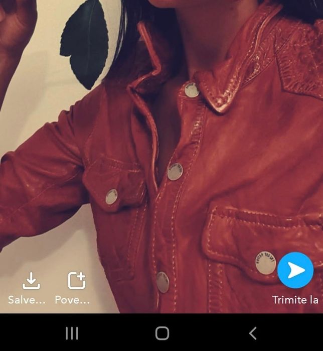 Geacă-cămașă piele deosebit de frumoasă. Mărimea S. FREAKY NATION. 800