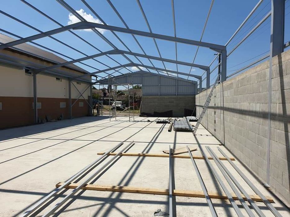 Vand hale metalice asiguram si montaj lucrăm fără avans