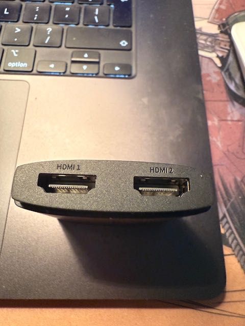 HDMI сплитер Baseus AirJoy 2 в 1