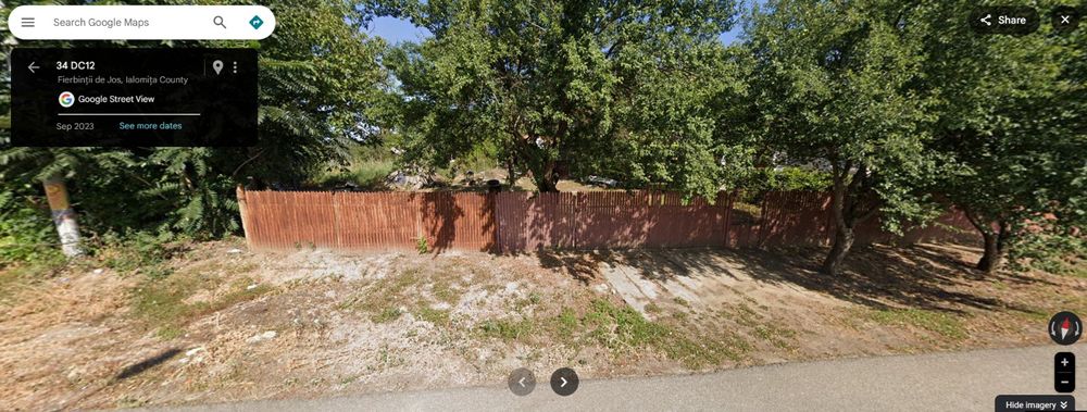 Teren intravilan Dridu‑Snagov