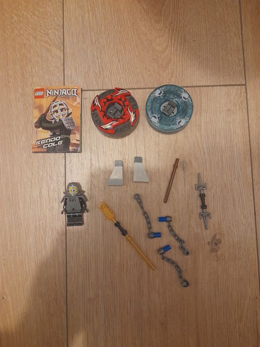 Lego ninjago 9551 Kendo Cole polybag + 2 spinere