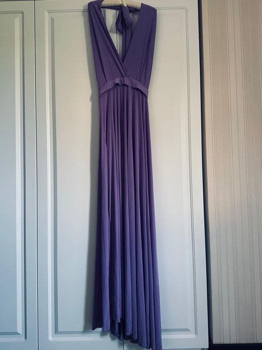 Rochie lunga , eleganta de ocazie , masura M / L culoare Mov