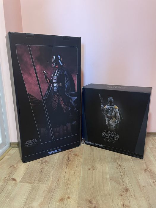 Фигури sideshow premium Dart Vader и Boba Fett Star Wars
