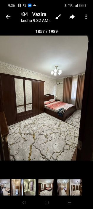 Chilonzor10 3xona 3etaj 4etajli 94000$