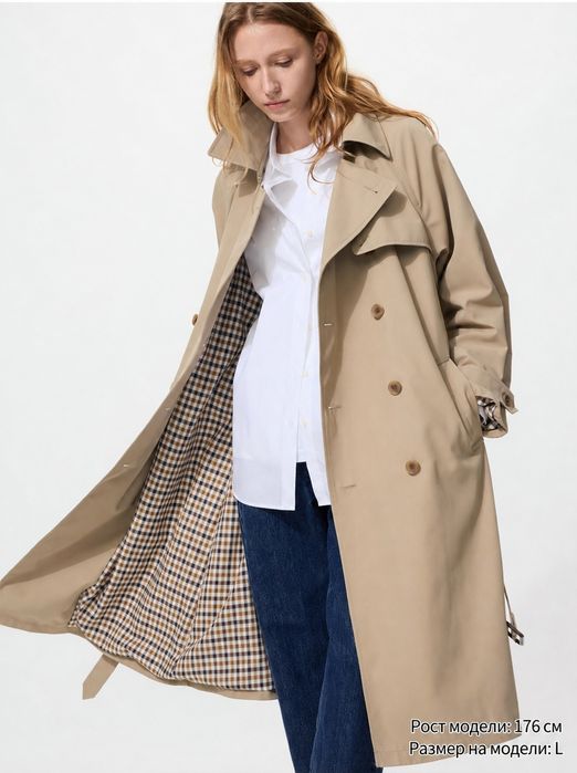 Uniqlo пальто-тренч