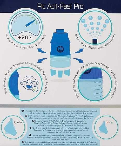 Инхалатор за цялото семейство PIC Solution AirFamily Evolution 2 маски