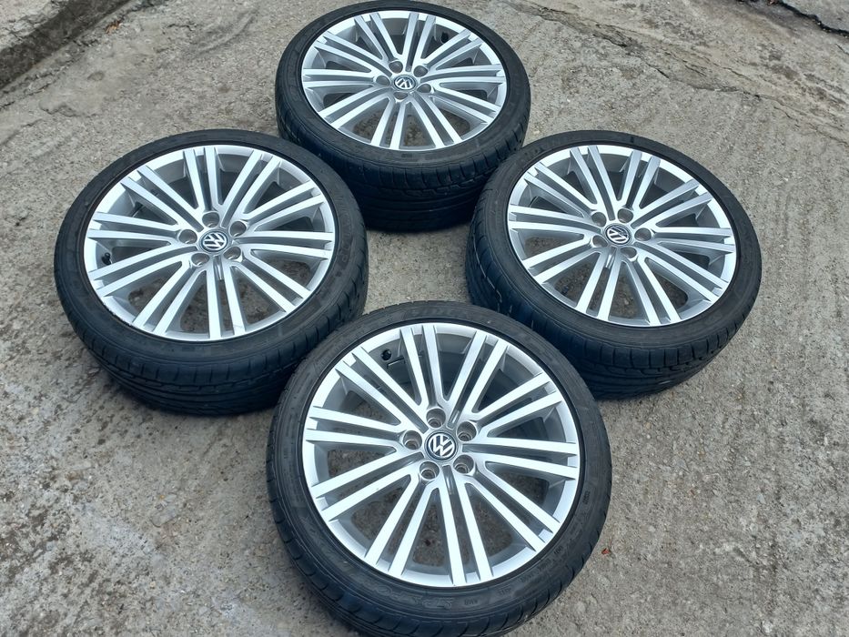 17.5x100 Vw Montani Оригинални Seat Škoda Audi 7j et46 Гуми 215 40 17