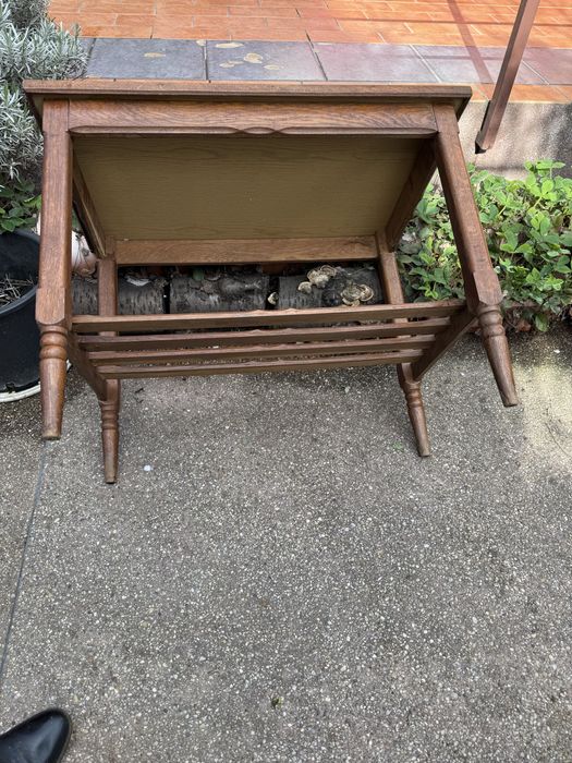 Masuta din stejar, cu blat din pal