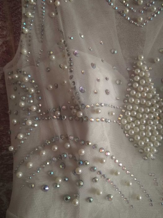 Платье длинное гипюр+сетка