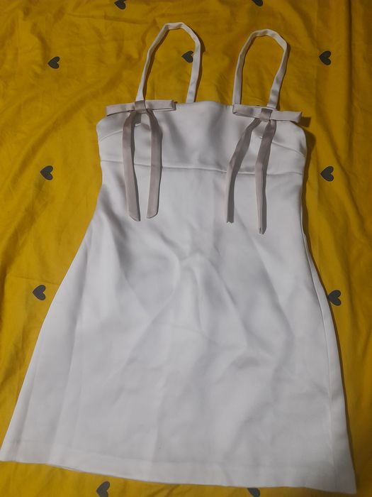 Rochiță Mini cu fundițe Maro