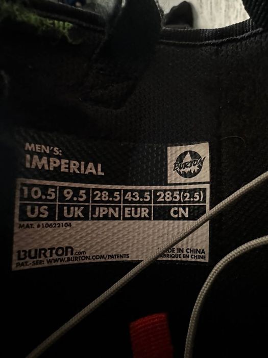 Ботинки  Боты для сноуборда Burton Imperial