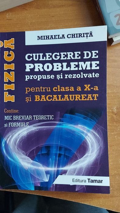 Vand culegere fizica cu probleme pentru bac si admitere clasa a 10a