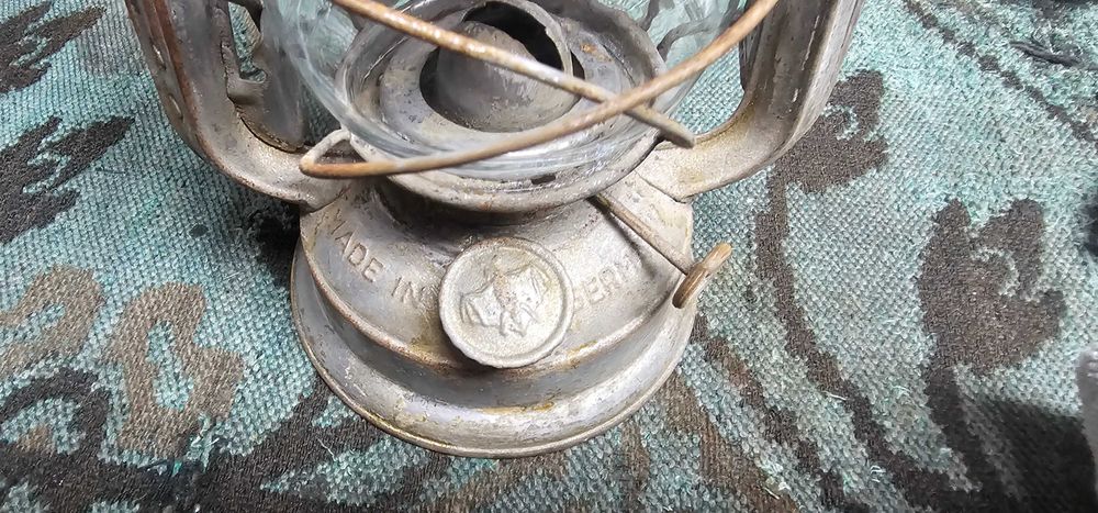 Газов фенер - ретро, автентичен! Работещ!