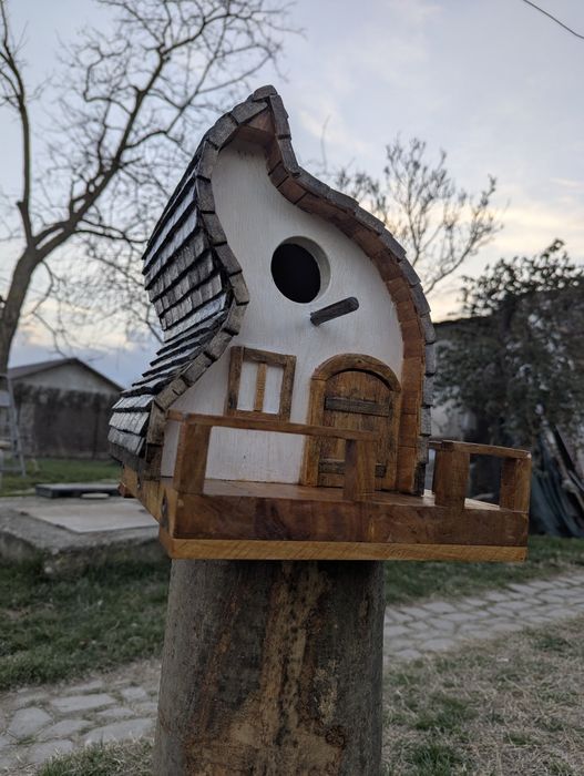 Căsuța păsărele de grădină.