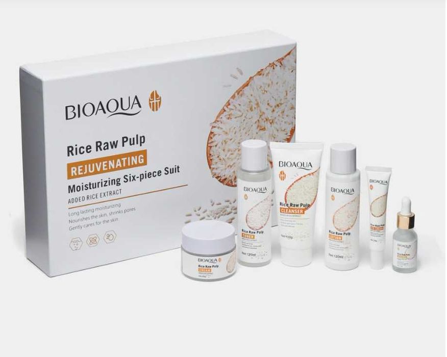 bioaqua yuz uchun 6tasi 1 da to'plam 100% orginal kosmetika