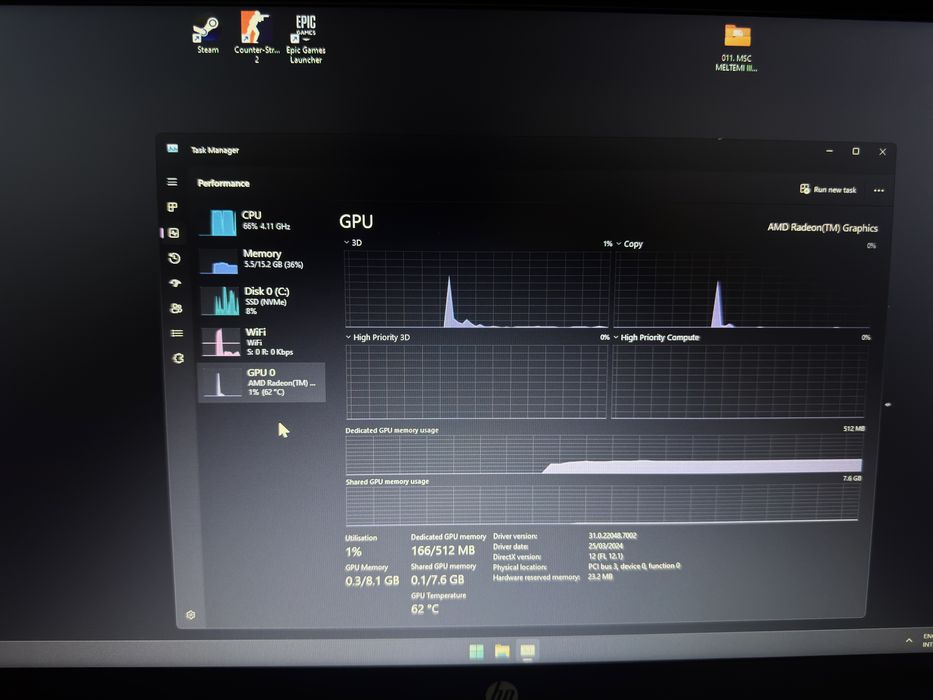 Laptop HP 15-fc0002ni