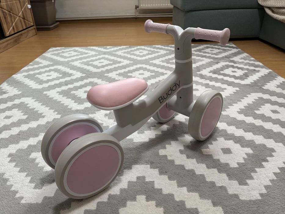 Bicicleta de echilibru copii 12-36 luni, lorelli buddy roz
