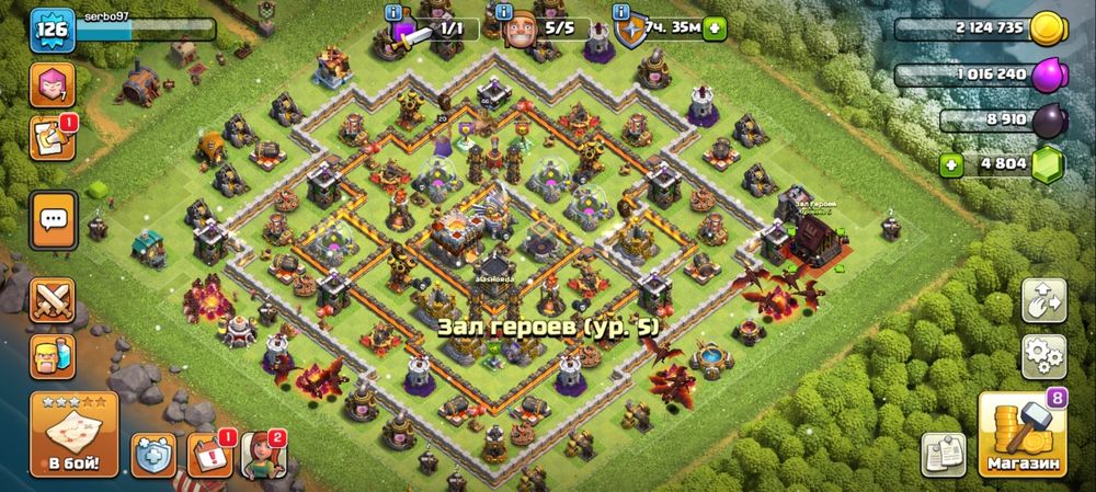 Клэш оф клэнс аккаунт сатылады