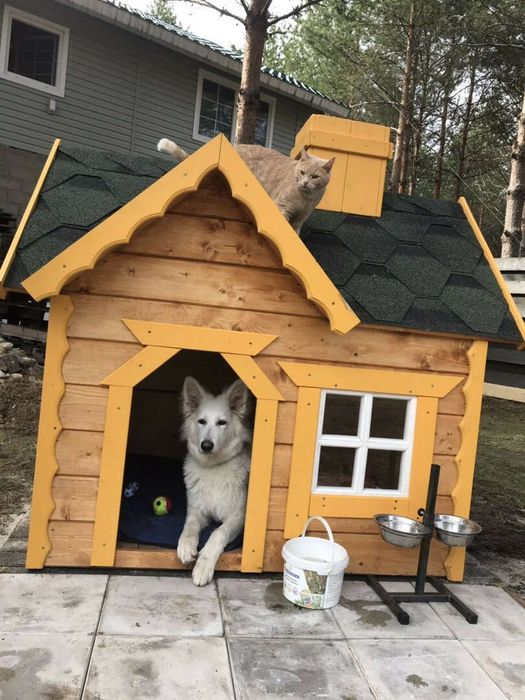 Изготовление на Заказ: будки, вольеры для Собак (чек) разные модели