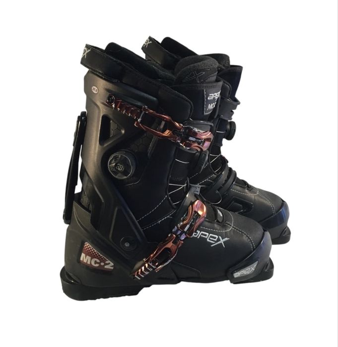 Used APEX Mens DH Ski Boot Black 270 MP - M09 - W10