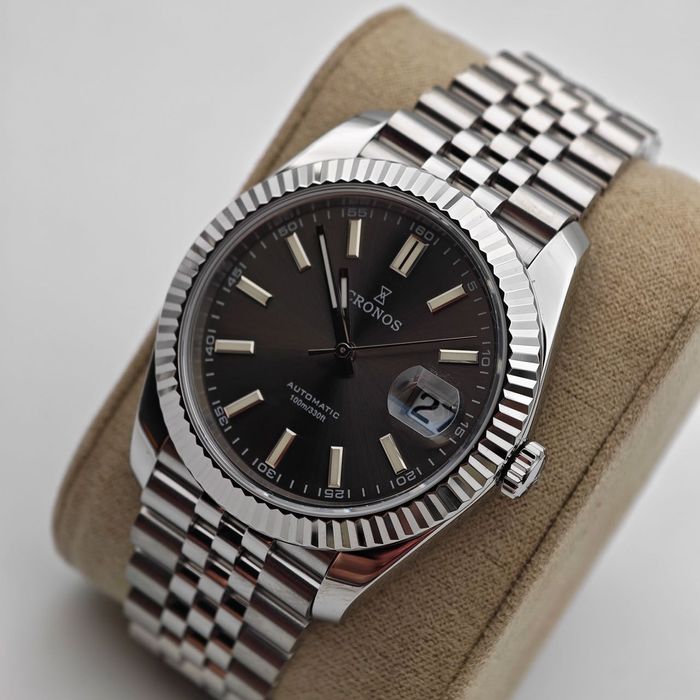 Cronos L6046M  Datejust homage Gun Automatic