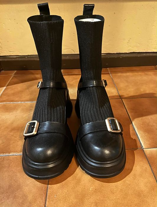 Обувки, нови, естествена кожа, 38 номер