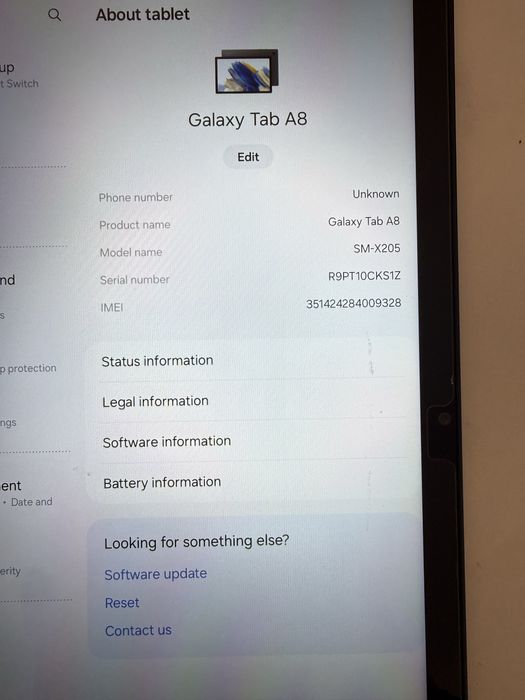 Tableta Samsung Galaxy Tab A8
