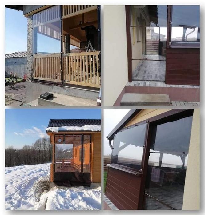 Folie terasa/ terase și foisoare, Cristal premium transparenta