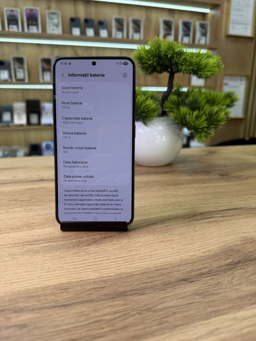 ‼️Samsung S24 Onyx Black 128Gb/8Gb ram - Sanatate bat.100% - Garantie