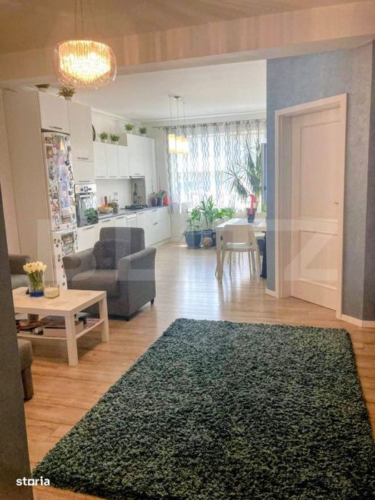 Apartament 2 camere, 57 mp utili, Parter inalt, Parcare cu CF, Aproape