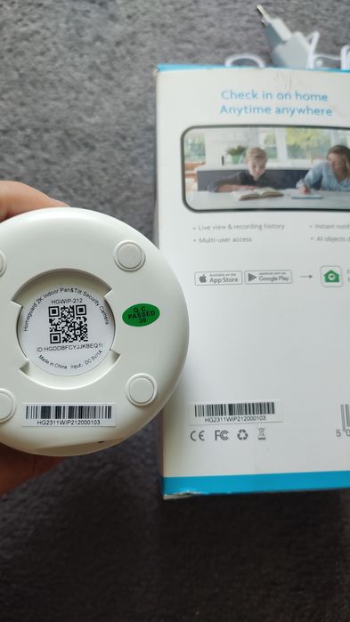 Camera de supraveghere baby monitor homeguard  hgwip212  rezolutie 2.5k